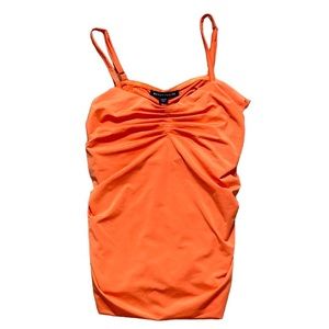 Boston Proper Orange Swim Top Tankini XS